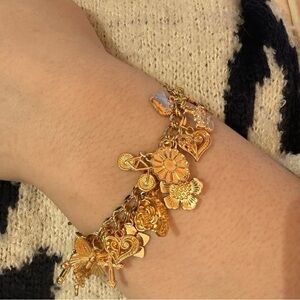 Gold Charm Bracelet